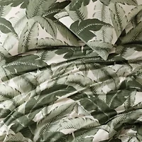 Vintage Palms Cotton Comforter-Sham Set