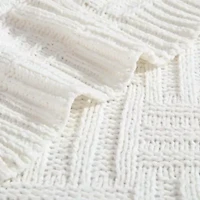 Chain Basket Microfiber Throw Blanket