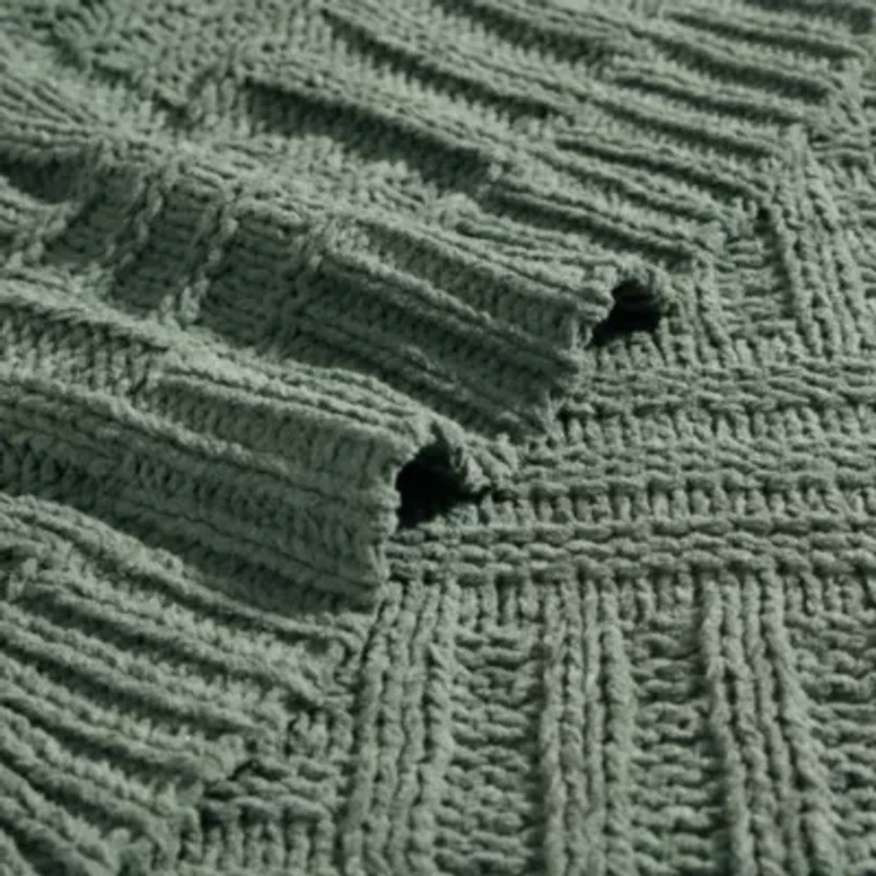 Chain Basket Microfiber Throw Blanket