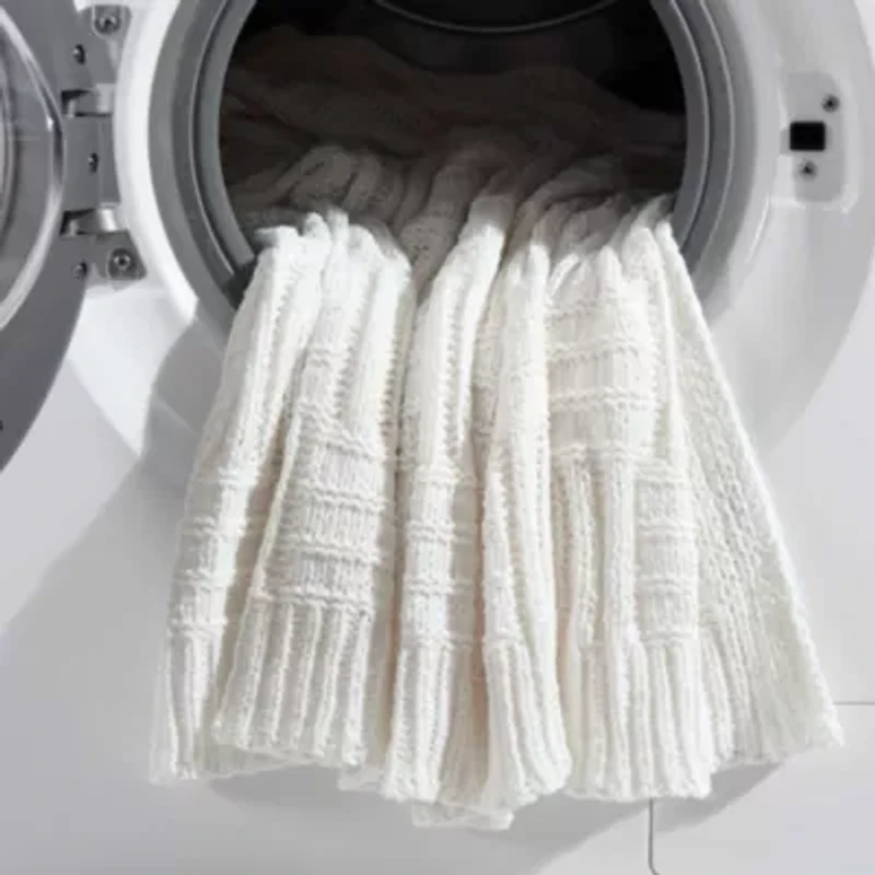 Chain Basket Microfiber Throw Blanket