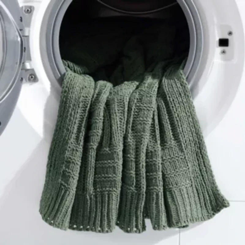 Chain Basket Microfiber Throw Blanket