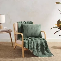 Chain Basket Microfiber Throw Blanket