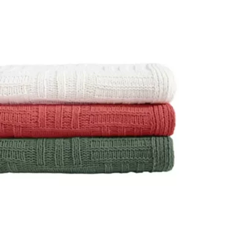 Chain Basket Microfiber Throw Blanket