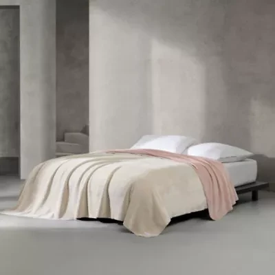 Modern Reversible Solid Microfiber Blanket