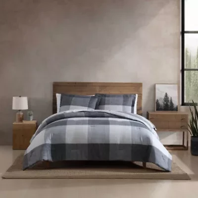 Oversize Plaid Cotton Bed Set