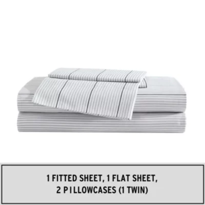 Oversize Plaid Cotton Bed Set