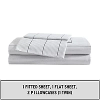 Oversize Plaid Cotton Bed Set