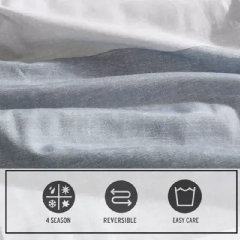 Oversize Plaid Cotton Bed Set