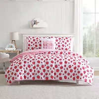 Strawberry Field Microfiber Comforter Bonus Set
