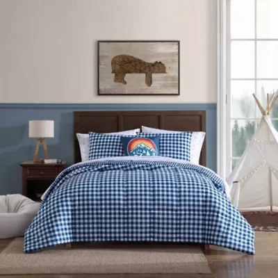 Preston Check Microfiber Comforter Bonus Set