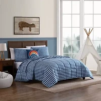 Preston Check Microfiber Comforter Bonus Set