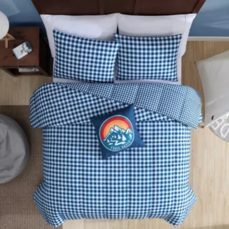 Preston Check Microfiber Comforter Bonus Set
