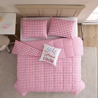 Preston Check Microfiber Comforter Bonus Set