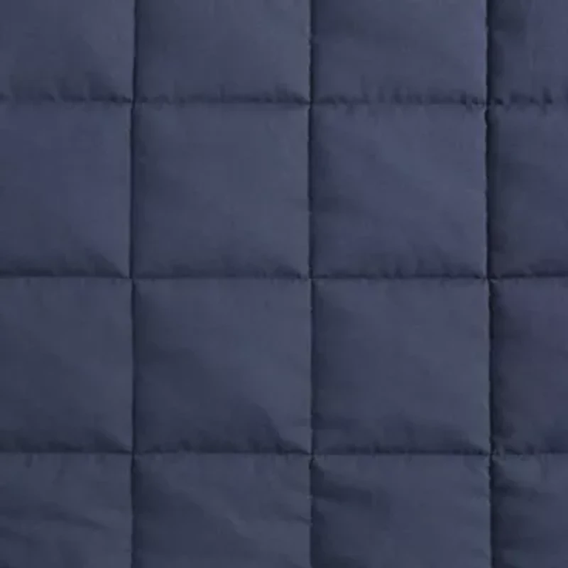 Solid Brushed Micro Jersey Microfiber Quilt Set