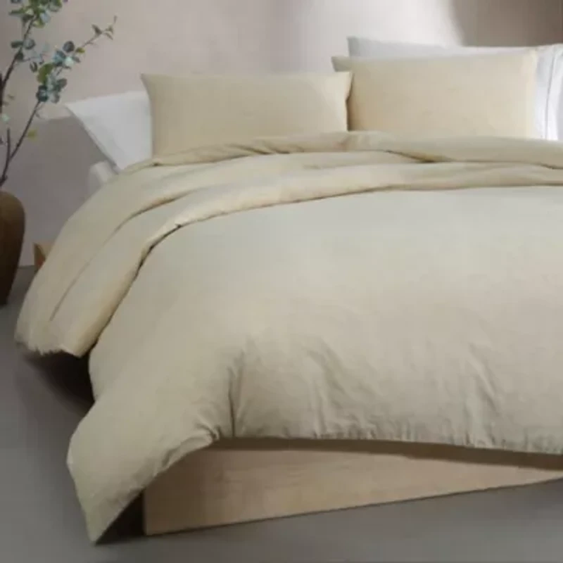 Branching Leaves Cotton Duvet Cover Set