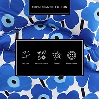 Unikko Cotton Duvet Cover Set