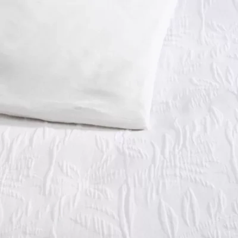 Seaside Floral Cotton Duvet Cover Set