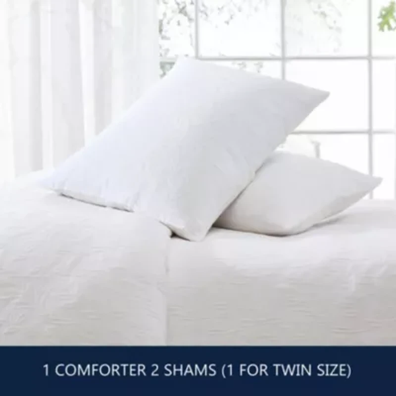 Seaside Floral Cotton Duvet Cover Set