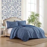 Elaina Cotton Quilt-Sham Set