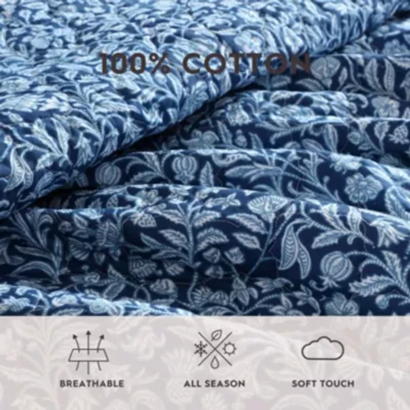Elaina Cotton Quilt-Sham Set