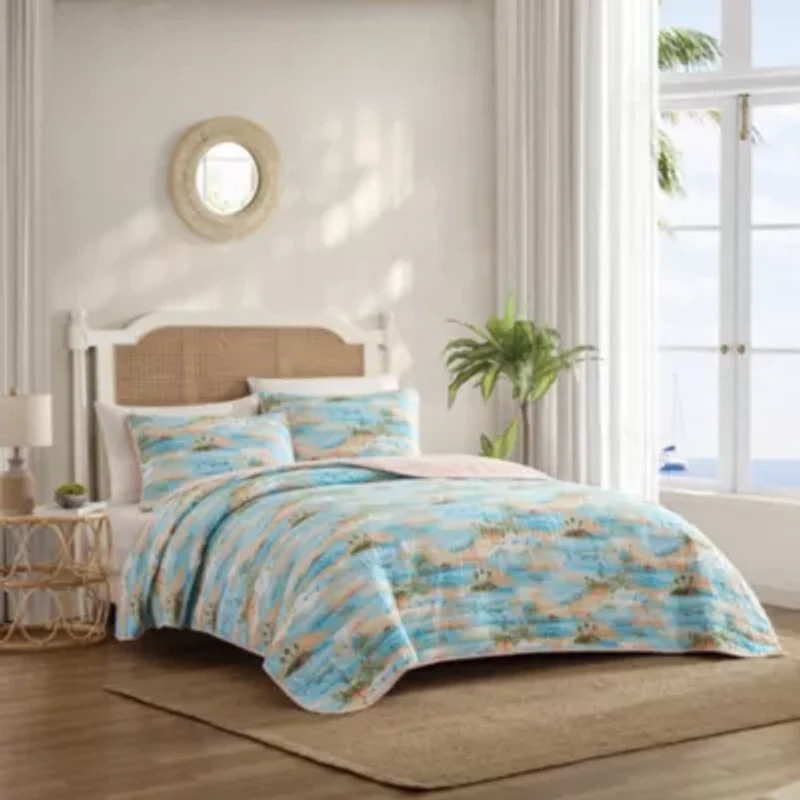 Bon Voyage Cotton Quilt-Sham Set