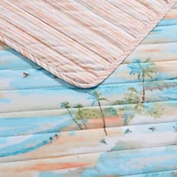 Bon Voyage Cotton Quilt-Sham Set