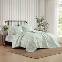 Adorabelle Silhouette Cotton Quilt-Sham Set
