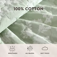 Adorabelle Silhouette Cotton Quilt-Sham Set