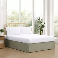 Solid Cotton Tailored Bedskirt