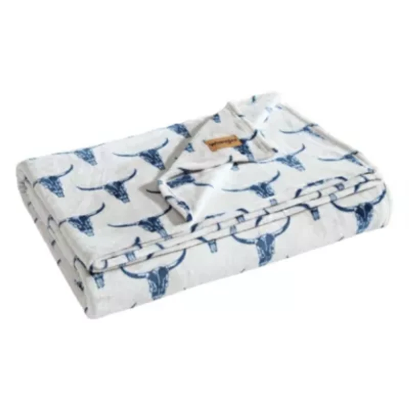 Steer Head Microfiber Blanket