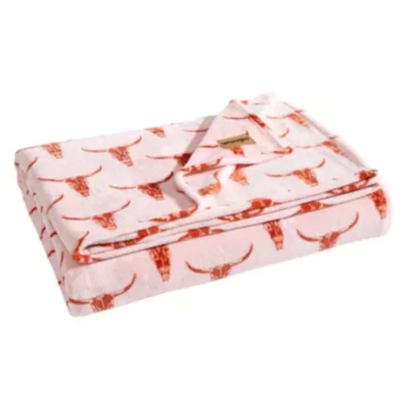Steer Head Microfiber Blanket