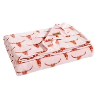Steer Head Microfiber Blanket