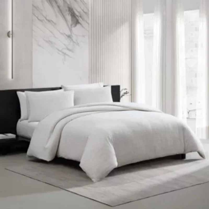 Bark Texture Cotton Duvet Cover Set