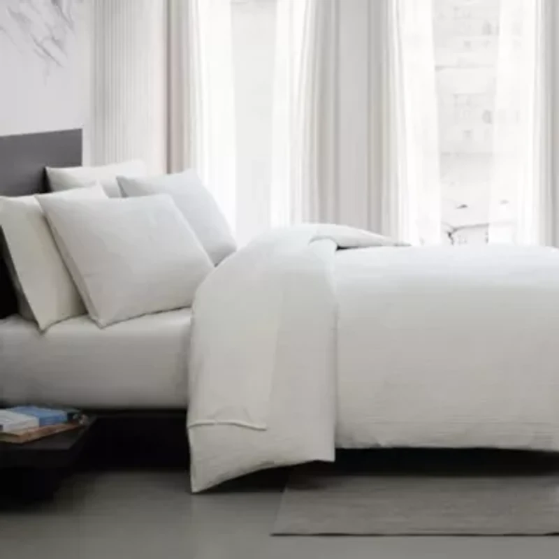 Bark Texture Cotton Duvet Cover Set