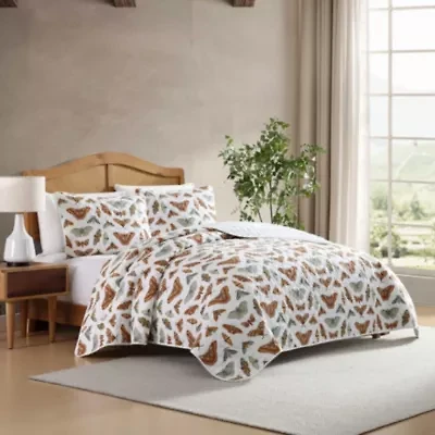 Wilford Butterfly Cotton Quilt Set
