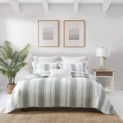 La Prisma Stripe Texture Cotton Quilt Set