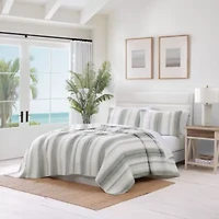 La Prisma Stripe Texture Cotton Quilt Set