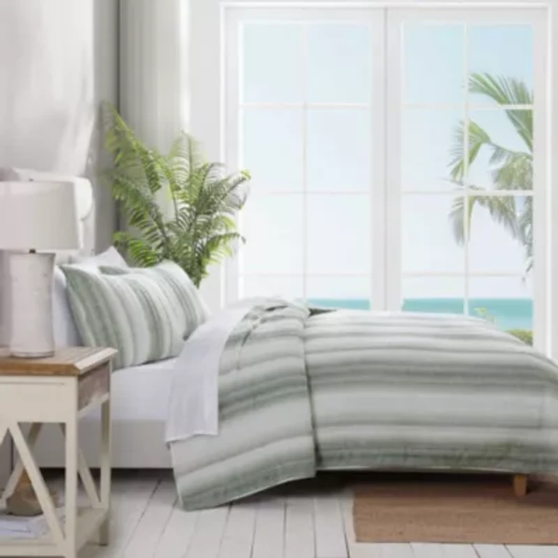 La Prisma Stripe Texture Cotton Quilt Set