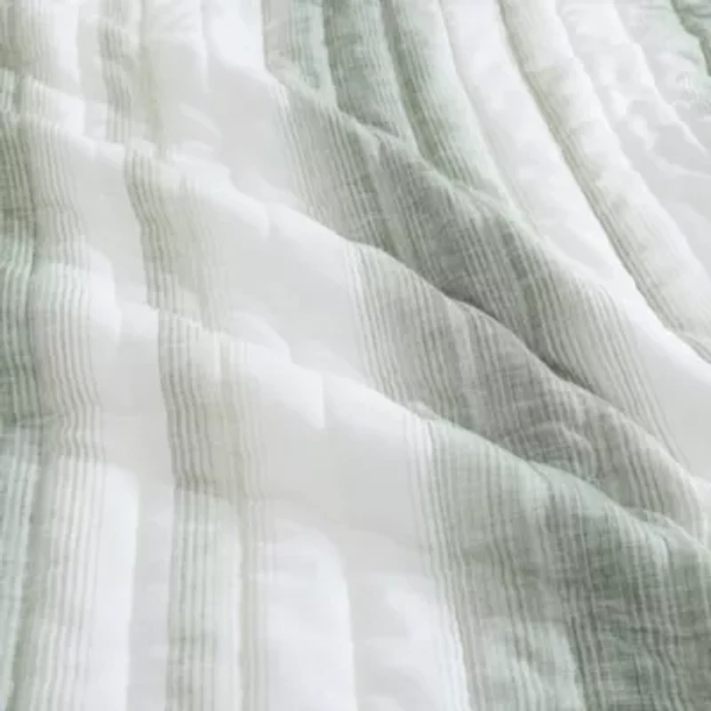 La Prisma Stripe Texture Cotton Quilt Set