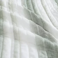 La Prisma Stripe Texture Cotton Quilt Set