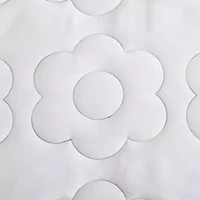 Rainbow Stitch Microfiber Quilt Set