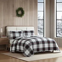 Holiday Plaid Cotton Quilt Set