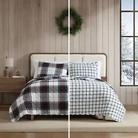 Holiday Plaid Cotton Quilt Set