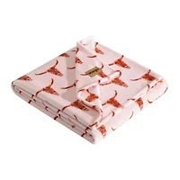 Steer Head Microfiber Throw Blanket