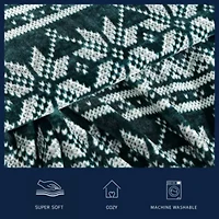 Fairisle Texture Microfiber Blanket