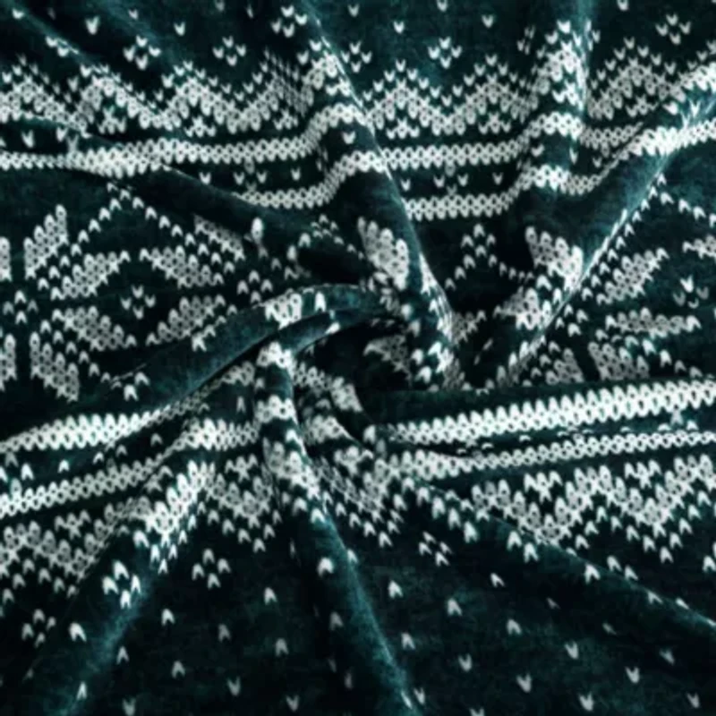 Fairisle Texture Microfiber Blanket