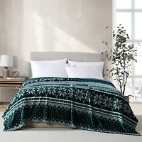 Fairisle Texture Microfiber Blanket