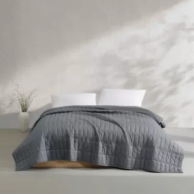 Washed Percale Cotton Quilt Set