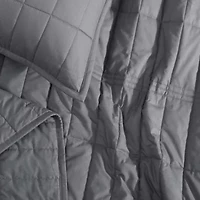 Washed Percale Cotton Quilt Set
