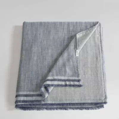 Fine Weave Linen Cotton Blend Throw